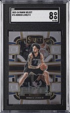 2023 PANINI SELECT BLUE #76 DERECK LIVELY II ROOKIE RC SGC 8