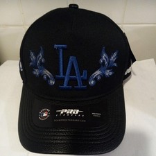 Los Angeles Dodgers Pro Standard  Faux Leather Bill Adjustable Strapback Hat