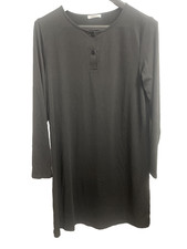 Ekouaer Women's Long Sleeve Long Nightgown Medium Sleep Dress Soft Nightshirt