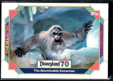 The Abominable Snowman - 2025 Topps Disneyland 70th Anniversary #42