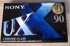 Cassette audio tape k7 SONY UX 90 chrome class C-90 UXC NEUVE