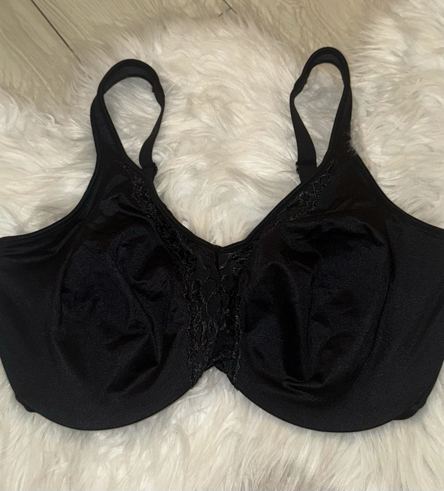 Sujetador Lilyette Dream Minimizer con aros encaje sin relleno para mujer 36DDD negro 0998 Foto 3 de 4