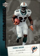 2006 Upper Deck Rookie Debut #52 Ronnie Brown Card. rookie card picture