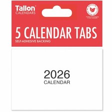 Mini Calendar Tabs 5 Pack 2026 - Designs & Patterns - Month To View