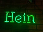 Vintage Heineken Neon Sign Replacement Tube - "Hein" Tube Only