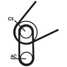 Keilrippenriemensatz 24267307 für Mazda 3 BK BL 5 CR