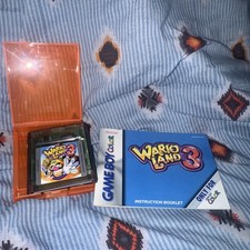 Wario Land 3 (Nintendo Game Boy Color, 2000) Cartridge with Clear dust free case