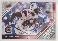 2009 Upper Deck Draft Edition Auto Jared Cook #136 Auto lu0