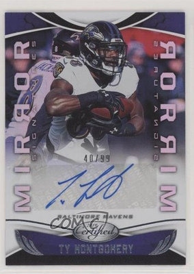 #ad 2019 Certified Signatures Mirror 40 99 Ty Montgomery #MI TM Auto 1u6 $5.43