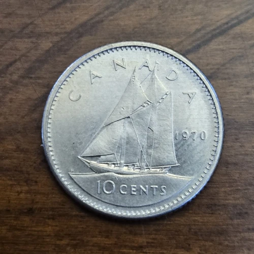 1970 Canada 10 Cents — photo from the most recent tracked eBay sale