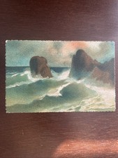 Antique Polish Art Postcard – Bałtyk w akwareli (Baltic Sea) – Warsaw c.1920