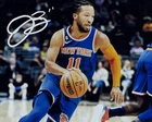 JALEN BRUNSON - NEW YORK KNICKS - SILVER Autographed 8x10 Photo w/COA