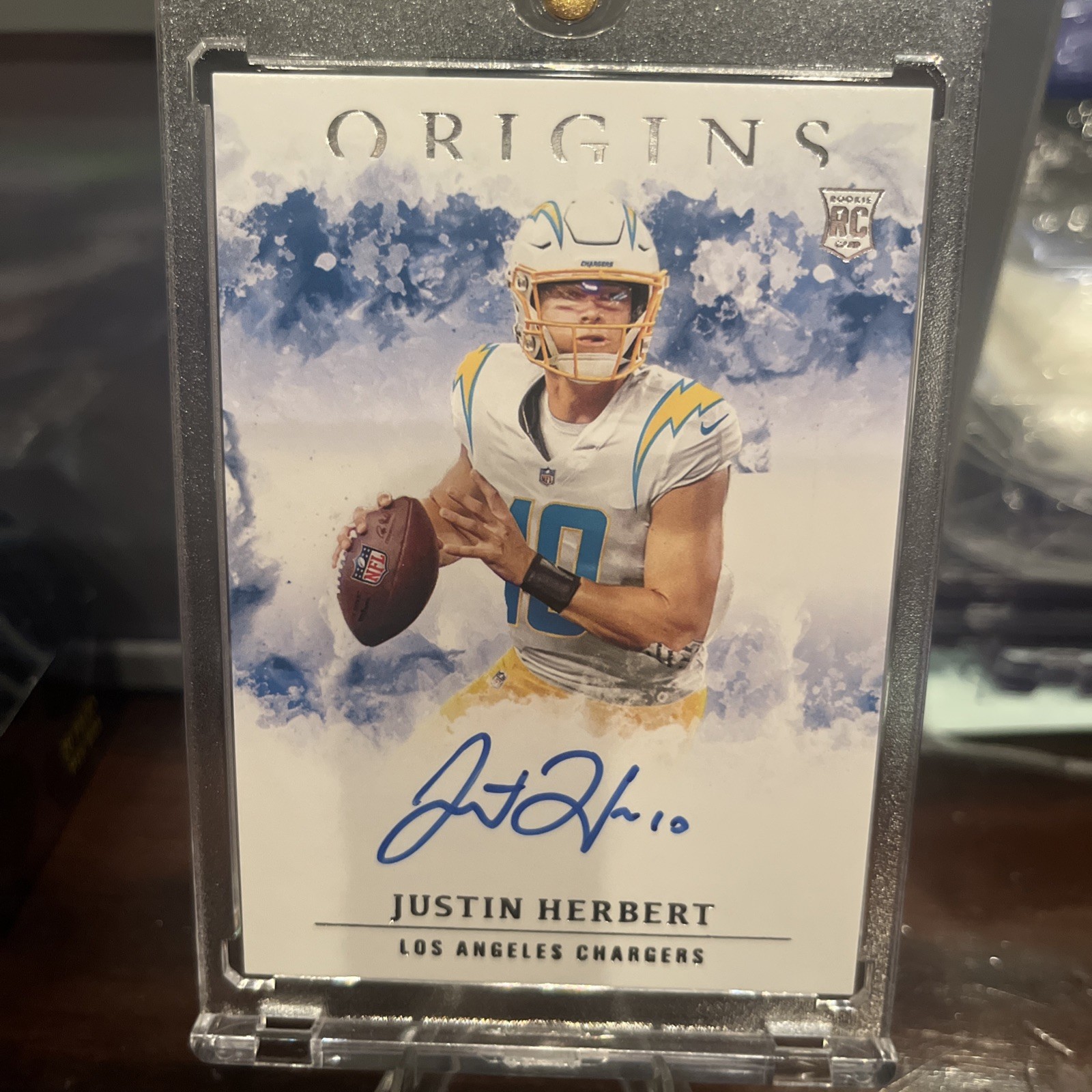 2020 Panini Origins - Rookie Autographs Justin Herbert #RA-JH (AU, RC)