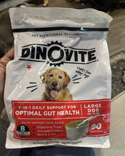 Dinovite 3-in-1 Daily Support Digestion Aid Powder Adult Large Dog 90 Servings