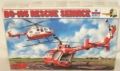 ESCI 4056 B0-105 Rescue Service 1/48 OB PS DD 'Forest Creek Gems'