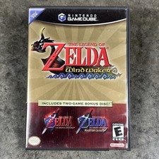 Zelda Wind Waker Ocarina Of Time Master Quest Bonus Disc Set GameCube GC Tested
