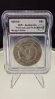 1921-D MORGAN SILVER DOLLAR  "First & Last" ICG AUTHENTIC "ROTATED REVERSE" MS