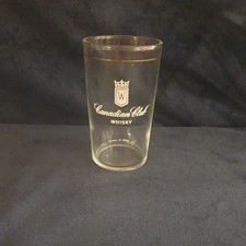 Vintage Tumbler Glass Canadian Club Whisky Made in Canada 250ml