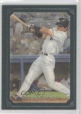 2007 UD Masterpieces Green Linen Frame Hideki Matsui #44 0a9