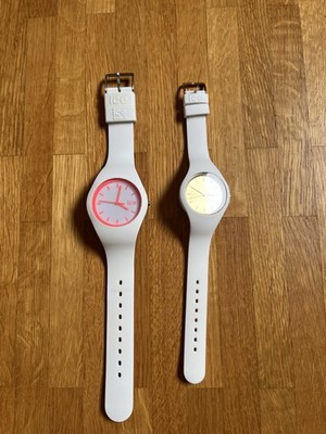 Ice Watch Damen Armbanduhren Damenuhr 2St. Silikonarmband