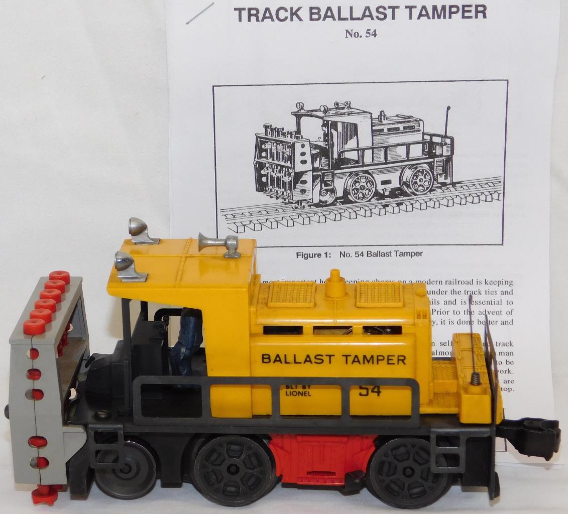 Lionel Trains #54 Ballast Tamper Postwar operating motorized unit