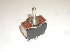 WORKMAN R13-8A DPDT MOMENTARY (ON)-OFF-(ON) TOGGLE SWITCH 15A/125VAC 10A/250VAC 