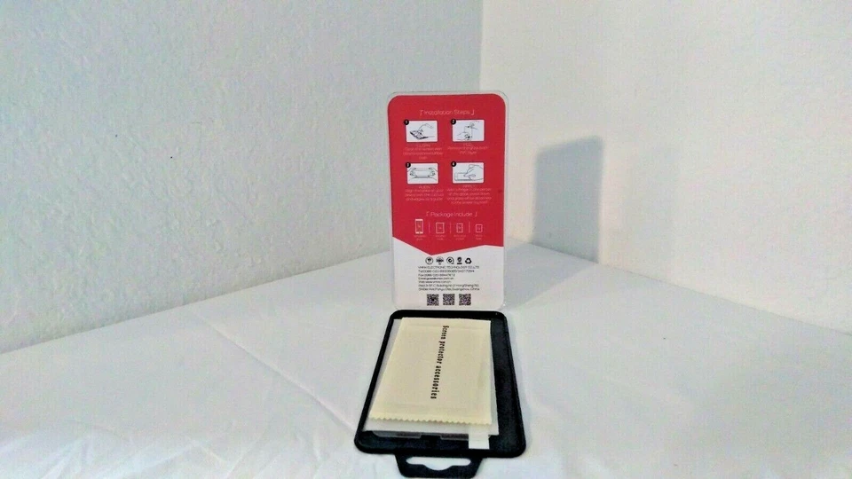 Cubierta protectora de pantalla de vidrio templado 2.5D para Apple iPhone X de Vmax Foto 2 de 4