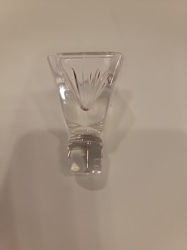 Perfume Bottle Royal Gallery 24% Cut Lead Crystal Italian Macy's VTG VGC Gold - Picture 7 of 10