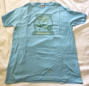 C. 1990s Green Mountain Flyer Anvil XL Shirt Bellows Falls, VT Rutland RR