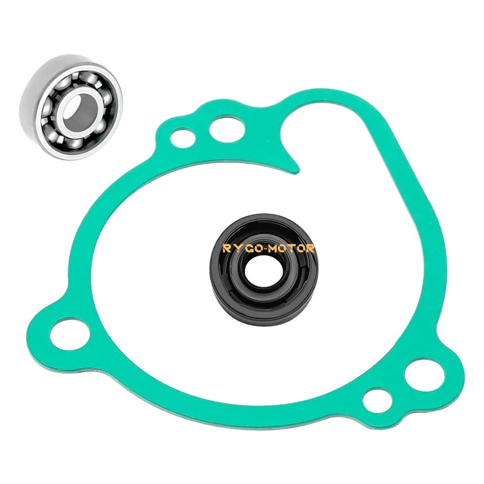 Kit de reconstrucción de bomba de agua apto para Kawasaki KX80 KX85 KX100 junta de sello de cojinete Foto 3 de 4