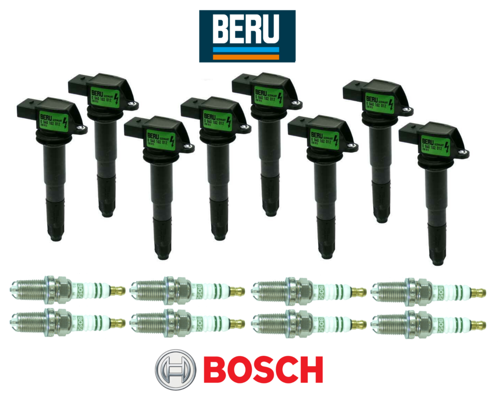 OEM Ignition Coil Beru & Spark Plug NGK (6Sets) For Porsche 911 - Foto 2