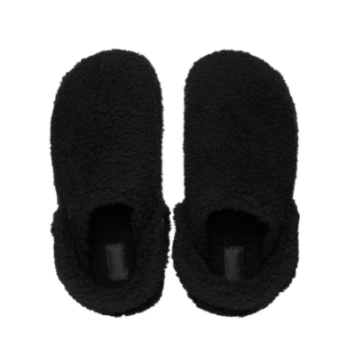 New CROCS Womens CLASSIC COZY SLIPPER 209386-001 BLACK UNISEX W 6