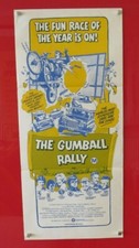 THE GUMBALL RALLY ORIGINAL 1976 DAYBILL CINEMA FILM POSTER Michael Sarrazin 70's