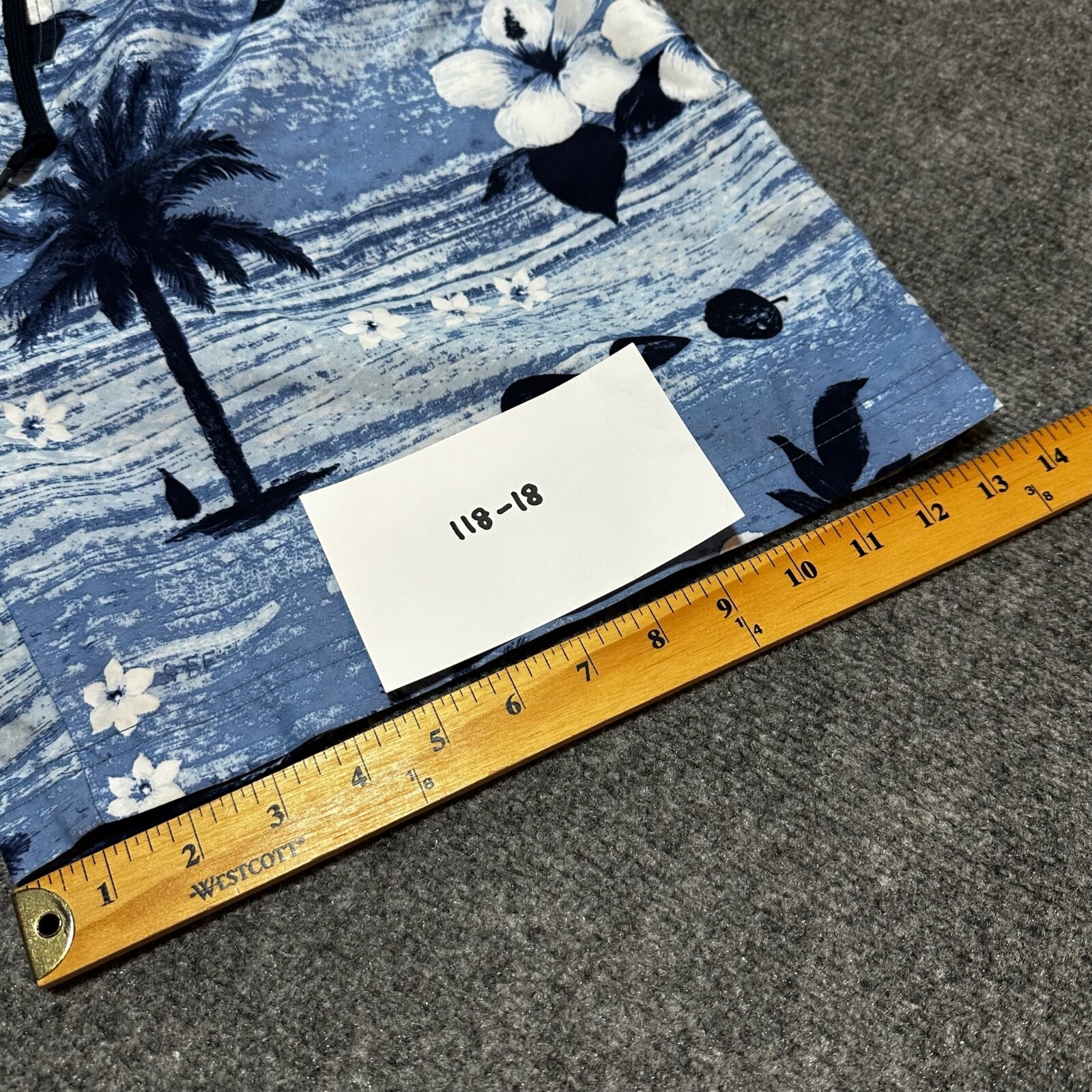 Sand N Sun Board Shorts Mens Large Blue Palm Tree… - image 7