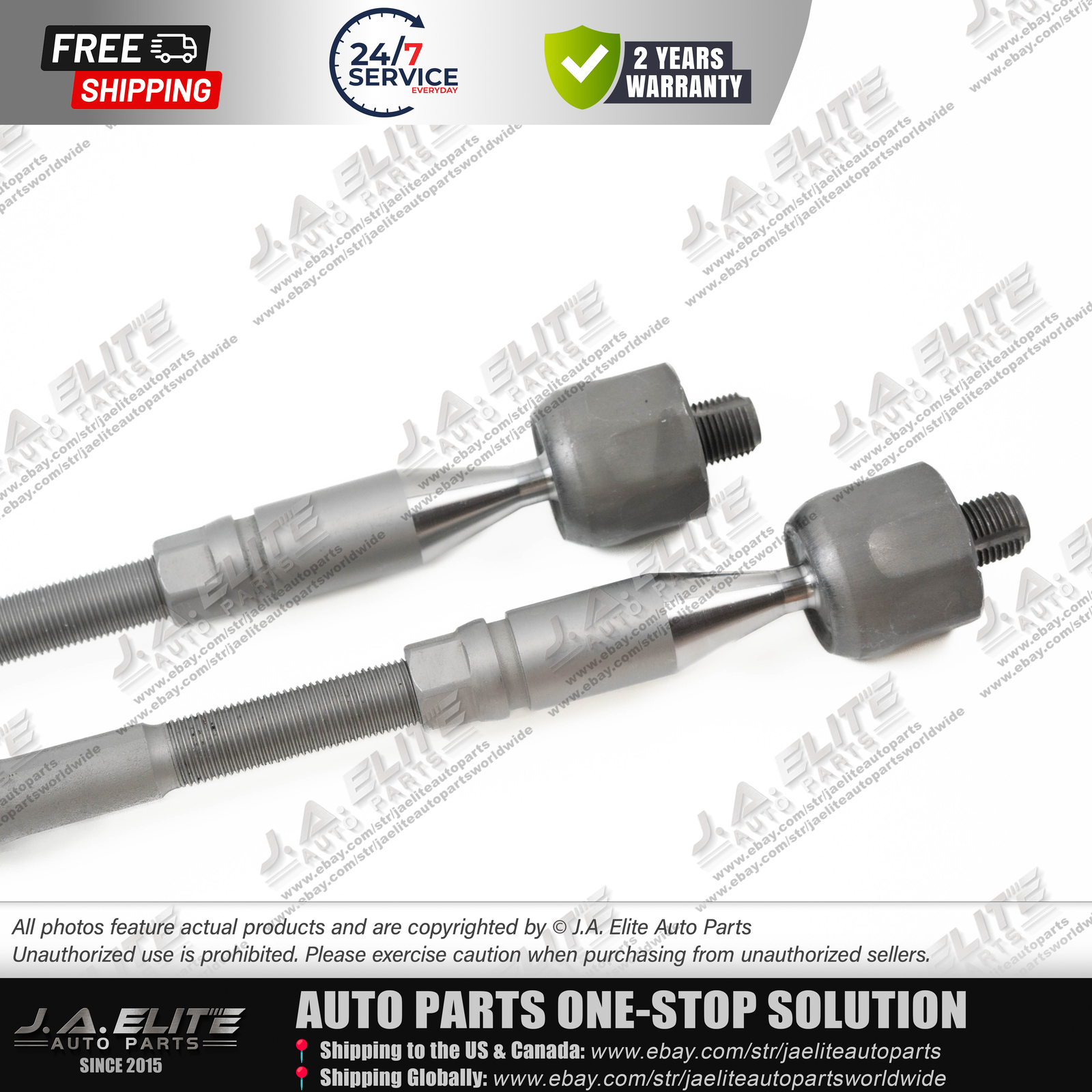 4pcs Front Inner & Outer Tie Rod Ends for Bentley Continental Flying Spur