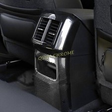 Für 2022-2023 Kia Sportage Carbon Faser Auto Innen Heck Armlehne Belüftung Cover