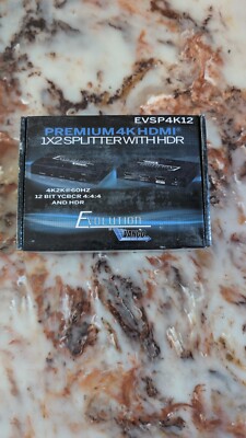 Evolution by Vanco EVSP4K12 Premium 4K HDMI 1x2 Splitter with HDR