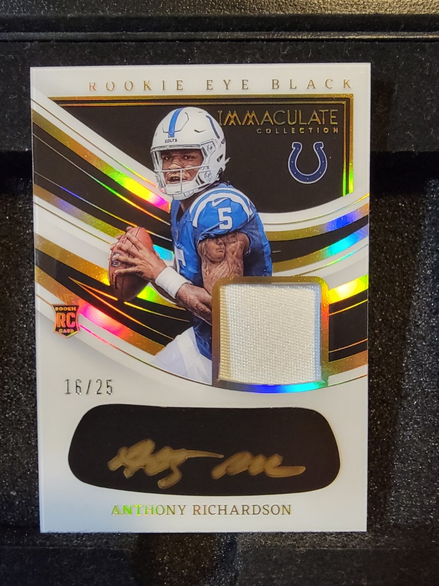 2023 Panini Immaculate Anthony Richardson RPA Rookie Eye Black