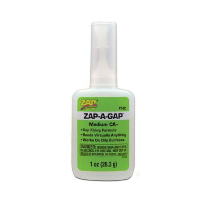 Robart Mfg Inc Part # 547-431 Zap-A-Gap/CA+ Filling Adhesive -- 1oz 28.3mL