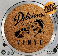 Delicious Vinyl Record Lab Cork Slipmat Cork 12" Slip Mat Audiophile Anti-Static