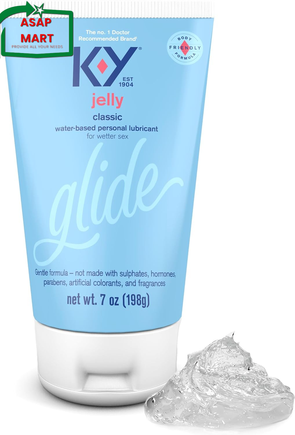 K-Y Jelly Classic Water-Based Personal Lubricant, Water Based Lube Helps Relieve