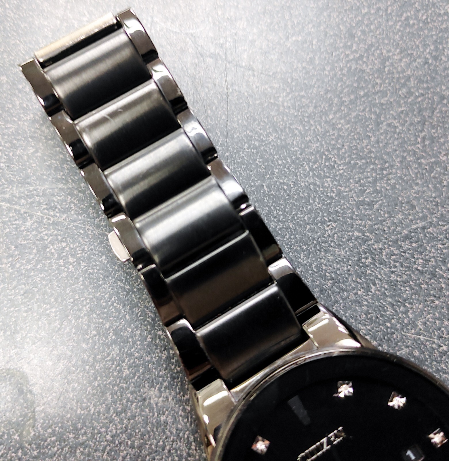 Citizen AU106558G Axiom Men's 40mm Black Dial Stainless Steel Watch