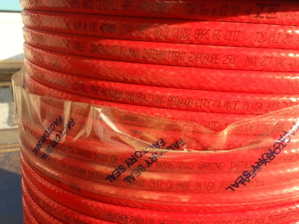 RAYCHEM PARALLEL HEATING CABLE 20XTV2-CT-T2 646' Ft. | eBay