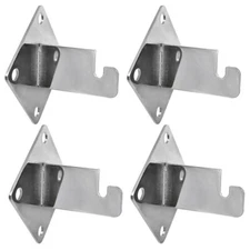 4 Wall Bracket 3"x3" Hook Hangers Gridwall Hanging Hook Retail Display Fixture 