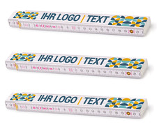 Zollstock bedruckt Wunschtext/Logo -Personali...