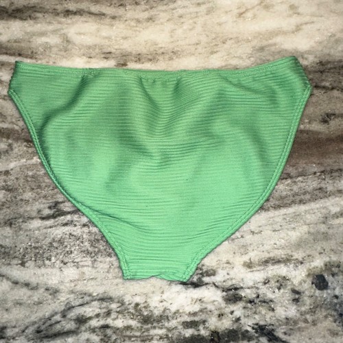 Abercrombie Kids Ribbed Bikini Size 13/14 Mint Green High Waist Bathing Suit - Picture 10 of 12