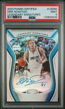 Dirk Nowitzki 2020 Panini Certified Legendary Signatures Auto PSA 9 MINT