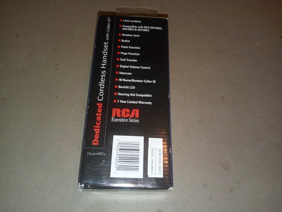 Auricular inalámbrico dedicado RCA nuevo H5400RE3 Foto 2 de 3