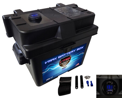 Trolling Motor U1 Smart Battery Box for Lithium DUAL USB/USBC Voltmeter & Cables