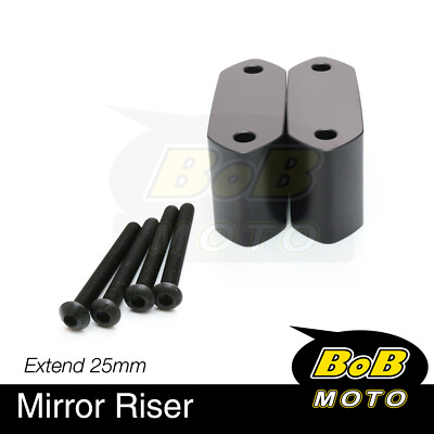 Side Mirror Riser Extender Rear View For Kawasaki Ninja ZX10R ZX